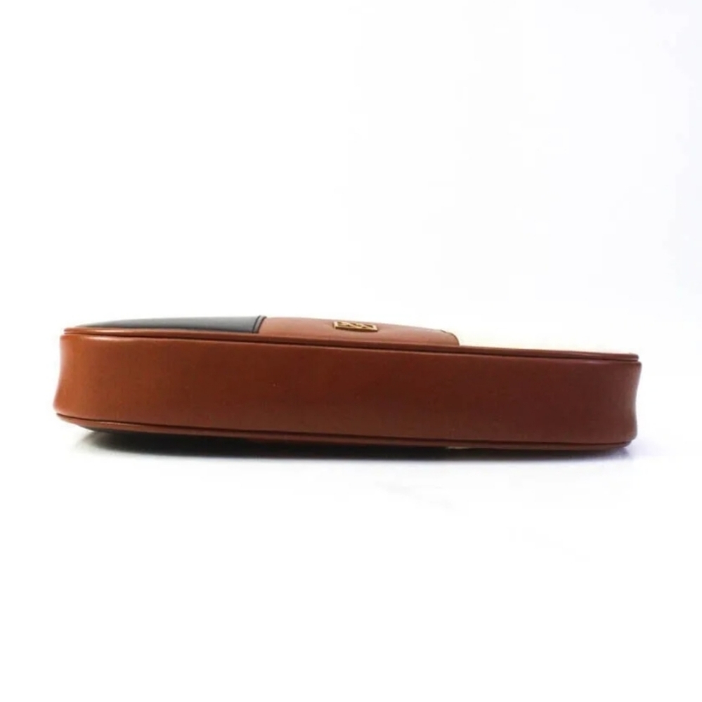 Parisa Wang Charmed Colourblock Leather Baguette with Chain - Picture 4 of 5